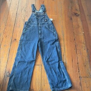 Classic Dark Blue Denim Overalls Berne NWT